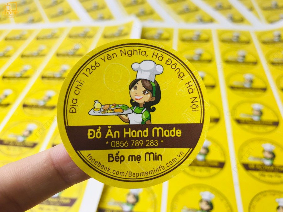 Dịch vụ in tem nhãn lấy ngay, số lượng ít tại Xưởng in Tem Nhanh