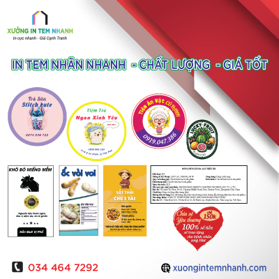 Công Ty In Nhanh Tem Nhãn