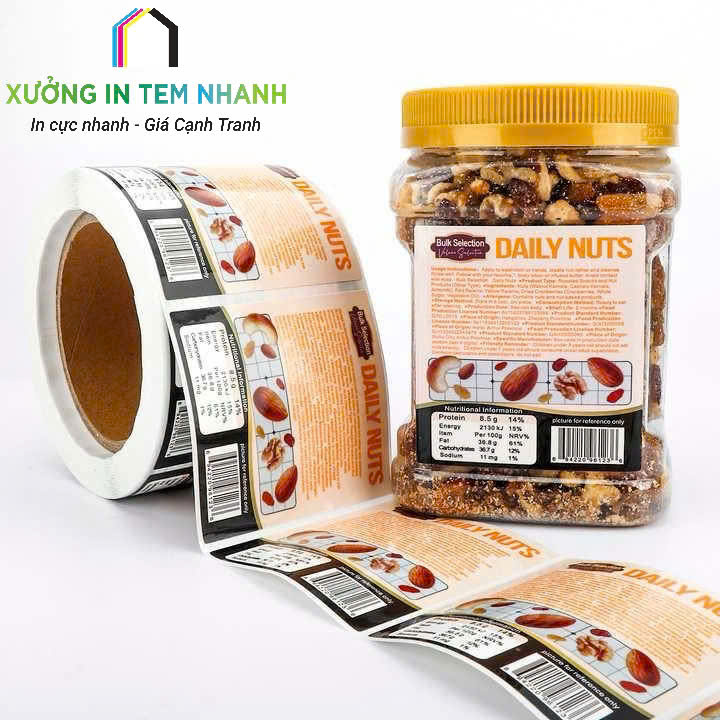In Tem Nhãn Phụ