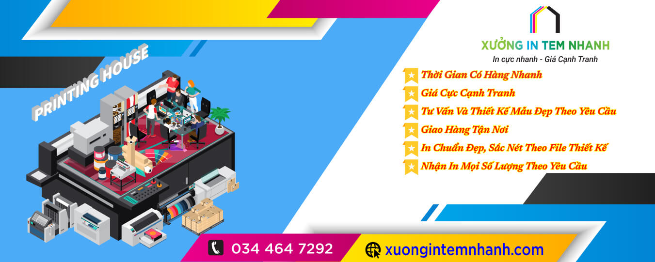 XƯỞNG IN TEM NHANH